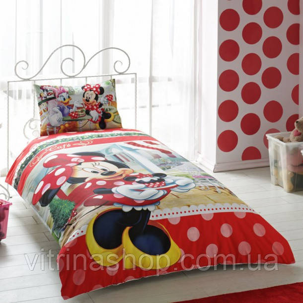 Комплект дитячої постільної білизни TAC Minnie Mouse Tea Time