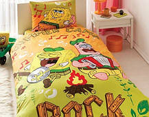 Комплект дитячої постільної білизни TAC Sponge Bob Summer Camp