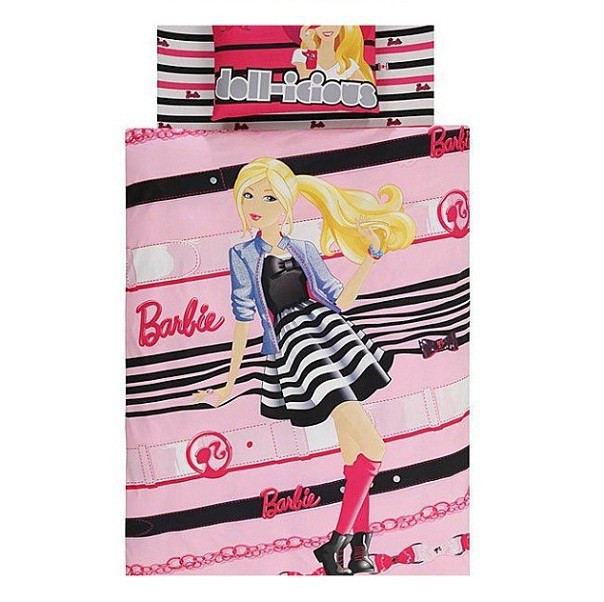 Комплект детского постельного белья TAC Barbie Dollicios - фото 1 - id-p474221869