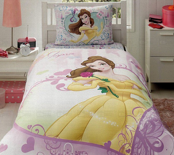 Комплект детского постельного белья TAC Princess Belle Heart - фото 2 - id-p474221872