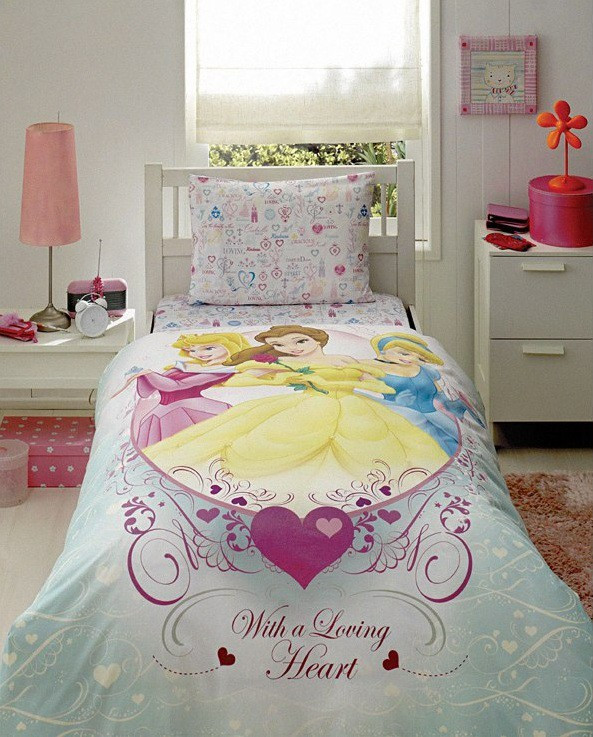 Комплект детского постельного белья TAC Princess Belle Heart - фото 4 - id-p474221872
