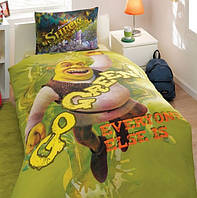 Комплект детского постельного белья TAC Shrek Go Green
