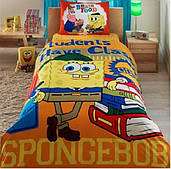 Комплект дитячої постільної білизни TAC Sponge Bob Students