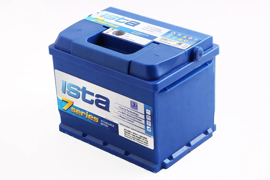 Акумулятор 60 Ач "Ista" 7 Series з вічком, фото 1