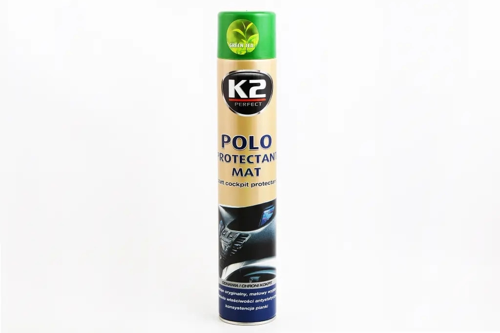 Полірол панелі "K2" Polo Protectant 750мл матове пінне зелений чай, фото 1