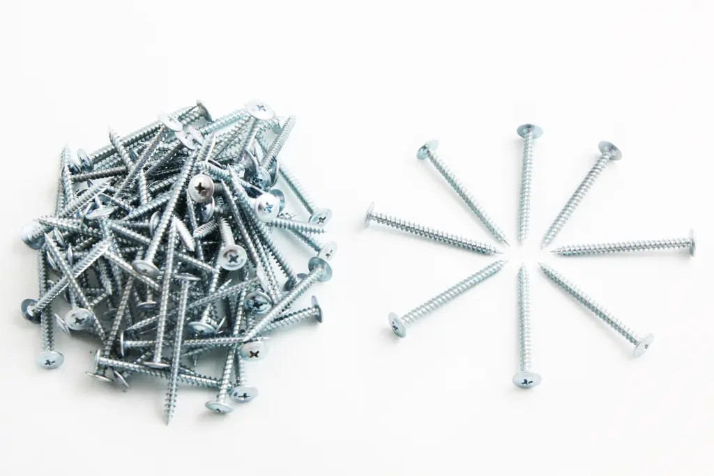 Гвинт самонарізний з пресшайбою білий 4.2*51мм "Metalvis" (100 шт.), фото 1