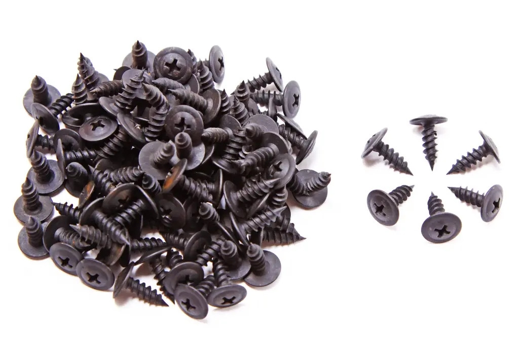 Гвинт самонарізний з пресшайбою чорний 4.2*14 мм "Metalvis" (100 шт.), фото 1