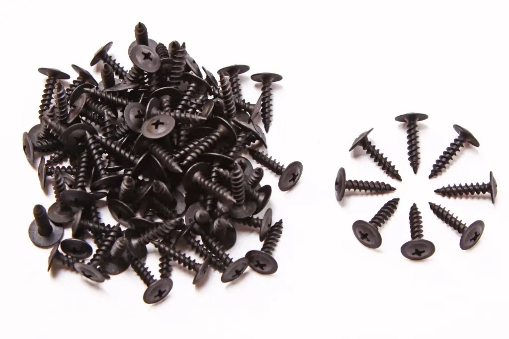 Гвинт самонарізний з пресшайбою чорний 4.2*19 мм "Metalvis" (100 шт.), фото 1