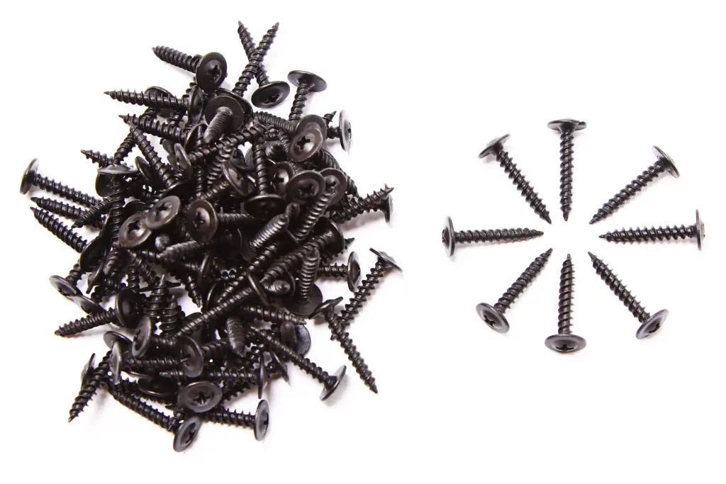 Гвинт самонарізний з пресшайбою чорний 4.2*25мм "Metalvis" (100 шт.), фото 1