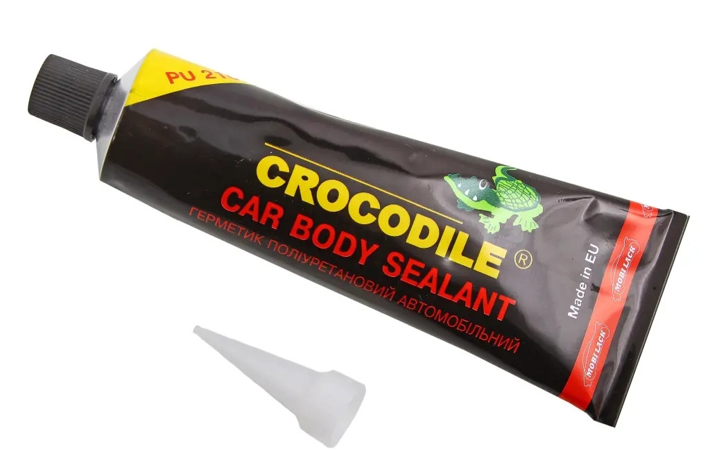 Герметик для швів тюбик "Crocodile" 125мл чорний, фото 1