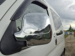 Накладки на дзеркала (2 шт., пласт.) Carmos для Citroen Berlingo 1996-2008 рр