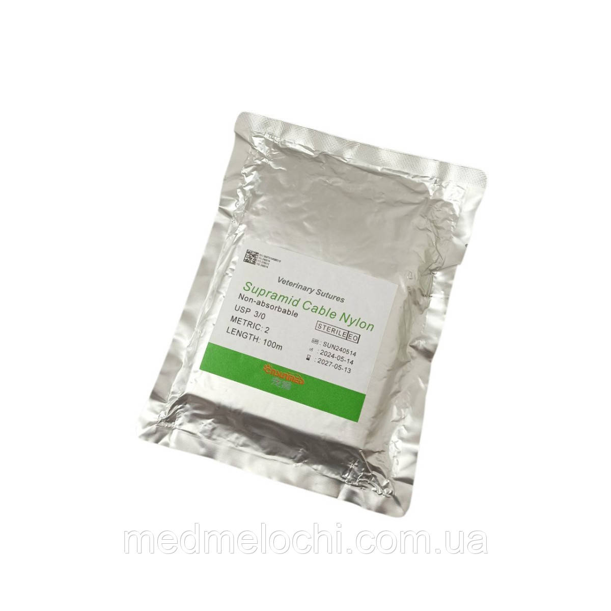 Супрамід Sunmed USP 3/0 (EP 2) в касеті, 100м