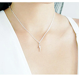 Кулон у вигляді блискавки підвіска блискавка з блискавкою, фото 4