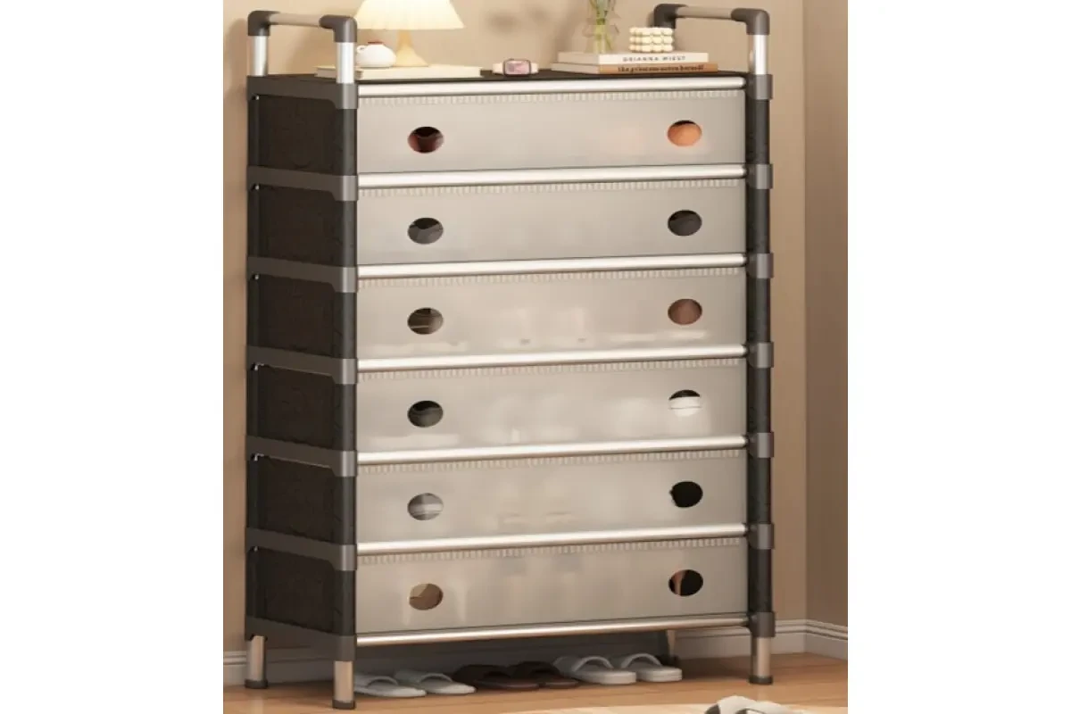 Полка для обуви стеллаж подставка полочка,органайзер полка для обуви ,этажерка для обуви 6 полок MD1, фото 1