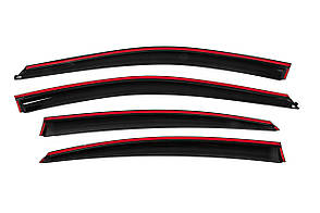 Вітровики з хромом Niken Luxury 4 шт для Toyota Camry 2024- рр, фото 4