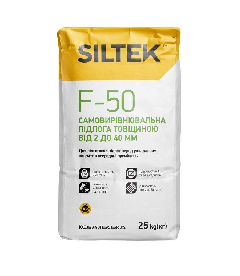 Самовирівнююча суміш Siltek F-50 2-40 мм (25 кг), фото 1
