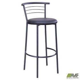 Стілець на металевому каркасі Маркос хокер чорний