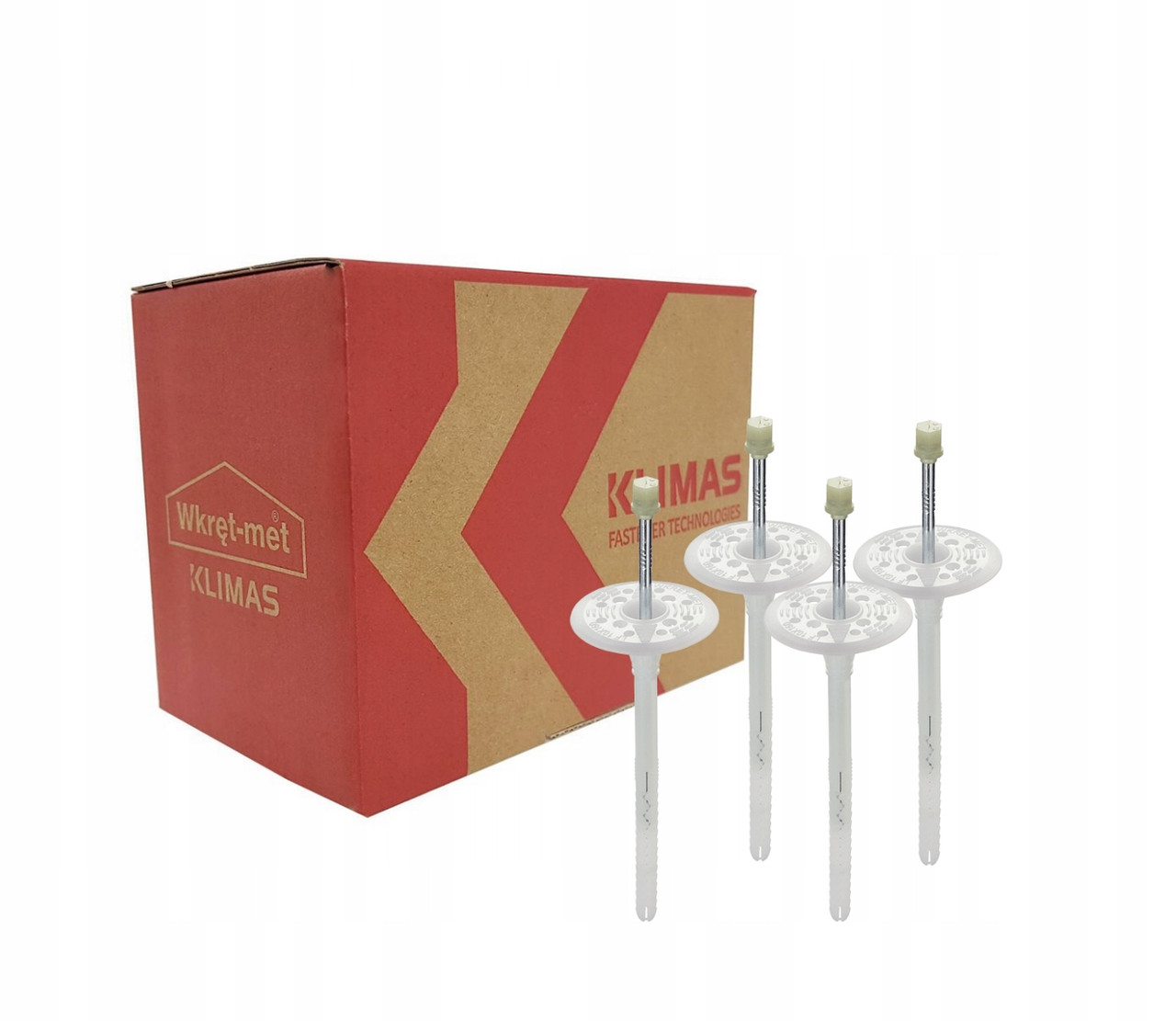 Дюбель для термоізоляції LMX метал Wkret-Met 10х180 200 шт, фото 1