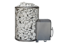 COZY 18 O-TW з виносною топкою, товщина металу 5 мм, дров'яна піч для лазні та сауни до 18 м куб, фото 3