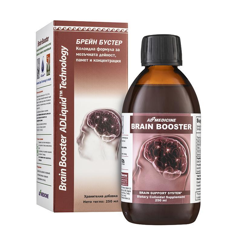 Брейн Бустер Колоїдна фитоформула  Ad Medicine (судини головного мозку, інсульт, тиск, пам'ять, сон), фото 1