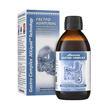 Гастеро Комплекс колоїдна фитоформула США Ad Medicine (лікування шлунка, кишечника, гастрит, виразка, запори)