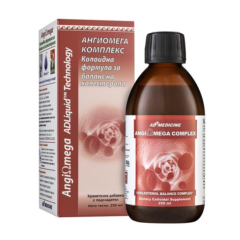 Ангі Омега Комплекс колоїдний комплекс Ad Medicine, Омега 3,6,9, регулює холестерин, атеросклероз, інсульт, фото 1