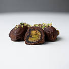 Подарунковий набір Шоко-фінік, 6 шт (Ізраїль чорний+молочний), фото 3