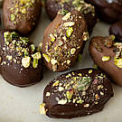 Подарунковий набір Шоко-фінік, 6 шт (Ізраїль чорний+молочний), фото 4