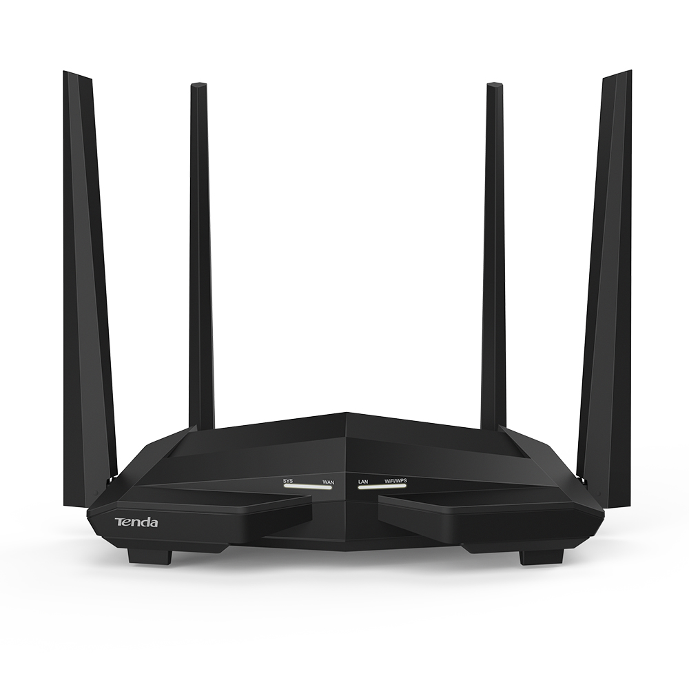 Потужний дводіапазонний Wi-Fi роутер Tenda AC10 — 1167 Мбіт/с, 4 антени, гігабітні порти, фото 1