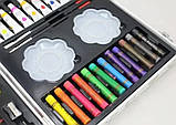 Великий дитячий набір для малювання та творчості в алюмінієвому кейсі, 68 предметів, фото 8