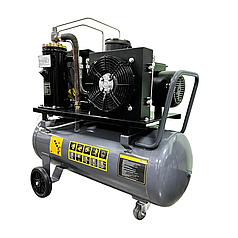 Гвинтовий повітряний компресор GTM DLG3V 230 масляний : 100л, 3 кВт, 350 л/хв