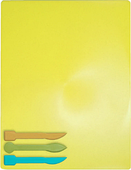 Дощечка для ліплення + стеки 18.5 х 25.5 см, Жовта