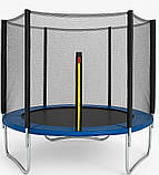 Батут посилений FunHit 183 см захисна сітка, 6 футів для дітей, фото 5