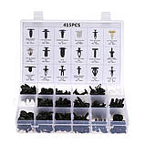 Набір пластикових затискачів кліпс для кріплення обшивки автомобіля у коробці 460 шт., фото 7