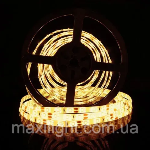Світлодіодна стрічка OEM ST-12-2835-60-WW-65 тепла біла, герметична, 1м