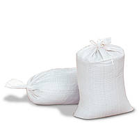 Мішок білий поліпропіленовий 55*100 (60 кг). "Єконом". / 50шт.