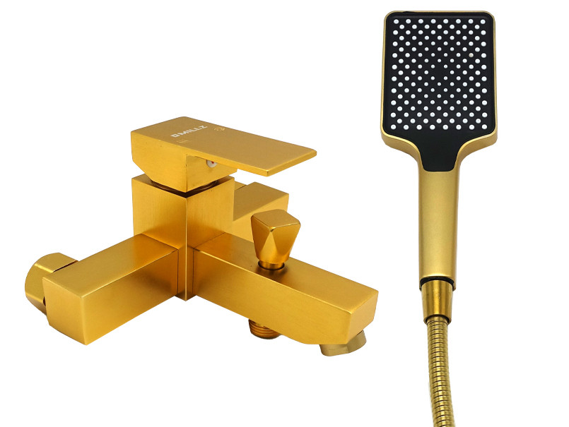 Змішувач для ванни короткий гусак MILLZ золото MRS-AL-F1(Gold)