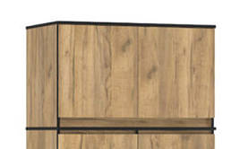 Надставка до шафи 2Д2Ш Бруклін, Мебель Сервис, Дуб крафт золотий