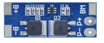 BMS 2S Li-Ion контролер 18650 7,4 V 8A заряду/розряду Макс 16 А HX-2S-D20