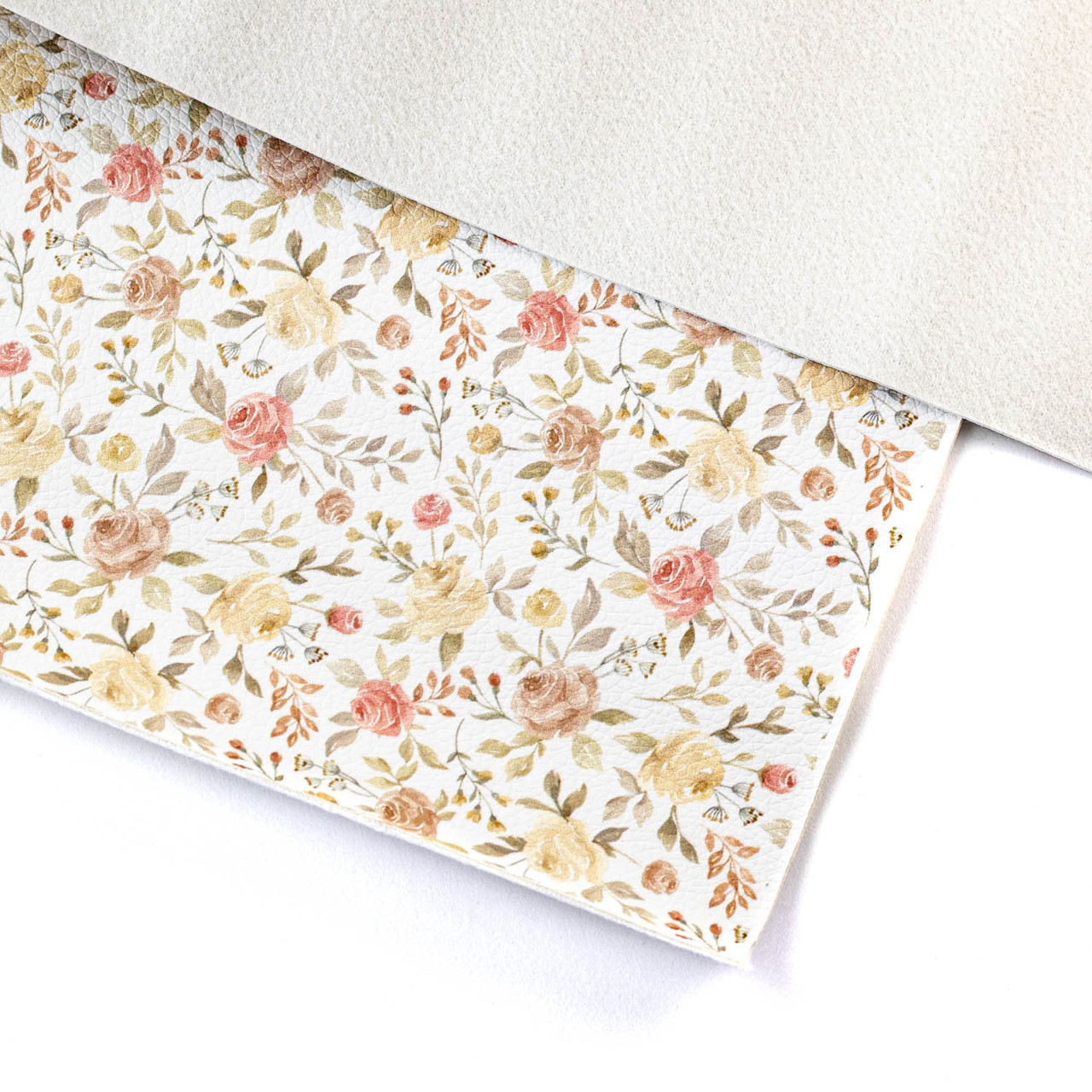 Екошкіра Шкірозамінник з принтом Квіти 22*30см МSH002, фото 1