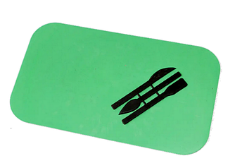 Дошка для пластиліну, велика, 33 х 19 см, з трьома стеками, AS-0277