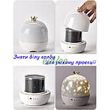 Дитячий нічник проектор Зіркове Небо музичний світильник з пультом і змінними слайдами (60819), фото 2