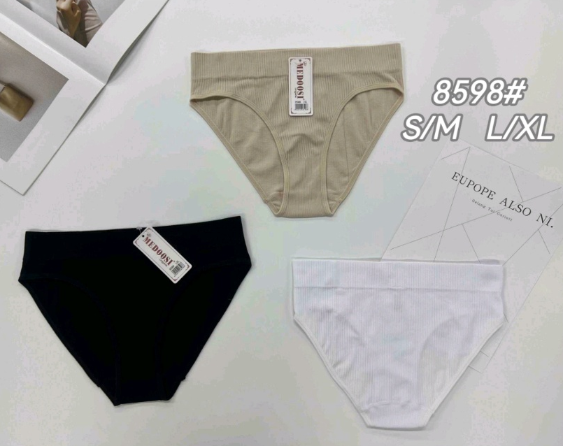 Трусики Medoosi рубчик три кольори, фото 1