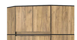 Надставка до шафи кутової 4Д Бруклін, Мебель Сервис, Дуб крафт золотий