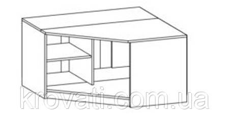 Надставка до шафи кутової 4Д Бруклін, Мебель Сервис, Білий, фото 2