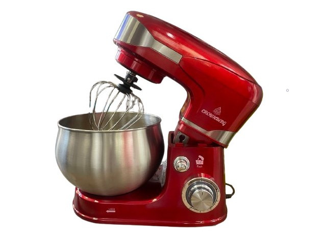 Кухонний комбайн Crownberg CB-3408 Тестомес 2600 вт червоний, фото 1