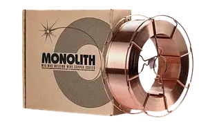 Проволока зварювальна з омідненою поверхнею СВ-08Г2С ТМ MONOLITH 1,2мм/18кг