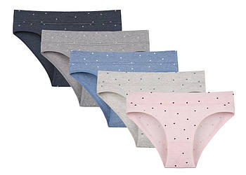 Труси жіночі сліпи з м'якою резинкою в Сердечко Donella M