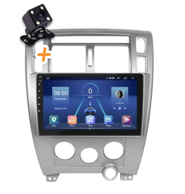 Магнітола 4G Hyundai Tucson 2006-2013 на Android з підтримкою Apple CarPlay, фото 1