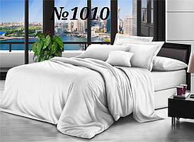 Постільна білизна, бязь GOLD, полуторний комплект, біла однотонна